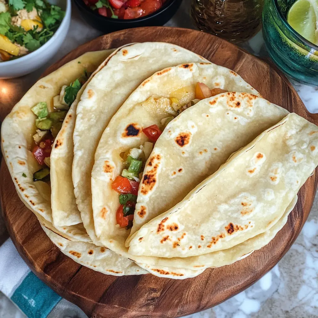 Say goodbye to food waste with these easy 4-ingredient sourdough discard tortillas! Made with leftover sourdough starter, flour, water, and salt, they are perfect for tacos, quesadillas, or wraps. Enjoy the unique, slightly tangy flavor that elevates any meal. Save this recipe for your next cooking adventure and delight your family and friends!