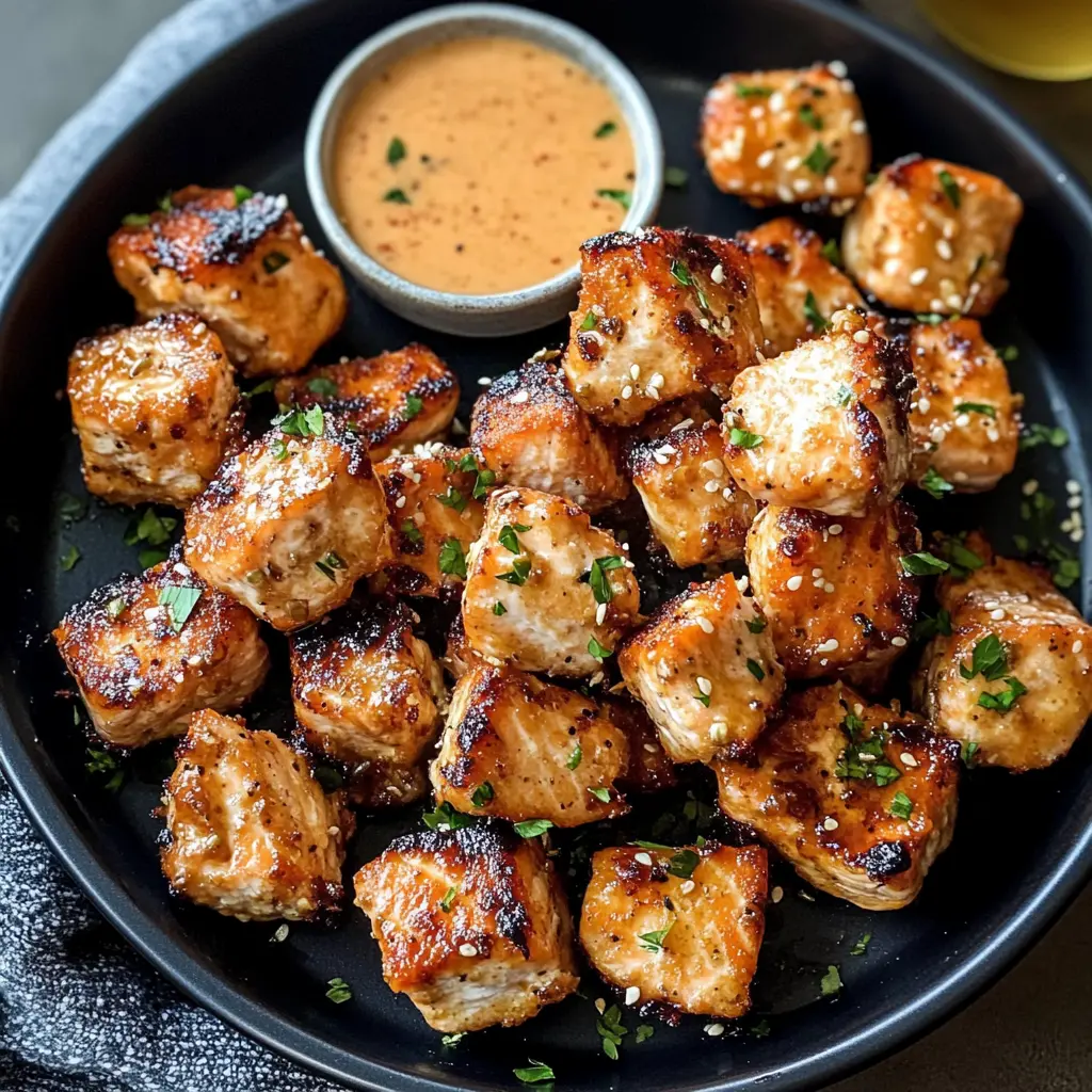 Looking for a quick and tasty dinner? These Air Fryer Bang Bang Salmon Bites are a must-try! With crispy edges, tender salmon, and a flavorful bang bang sauce, this dish is perfect for weeknight meals or entertaining guests. Save this recipe now for a delightful seafood experience any day of the week!