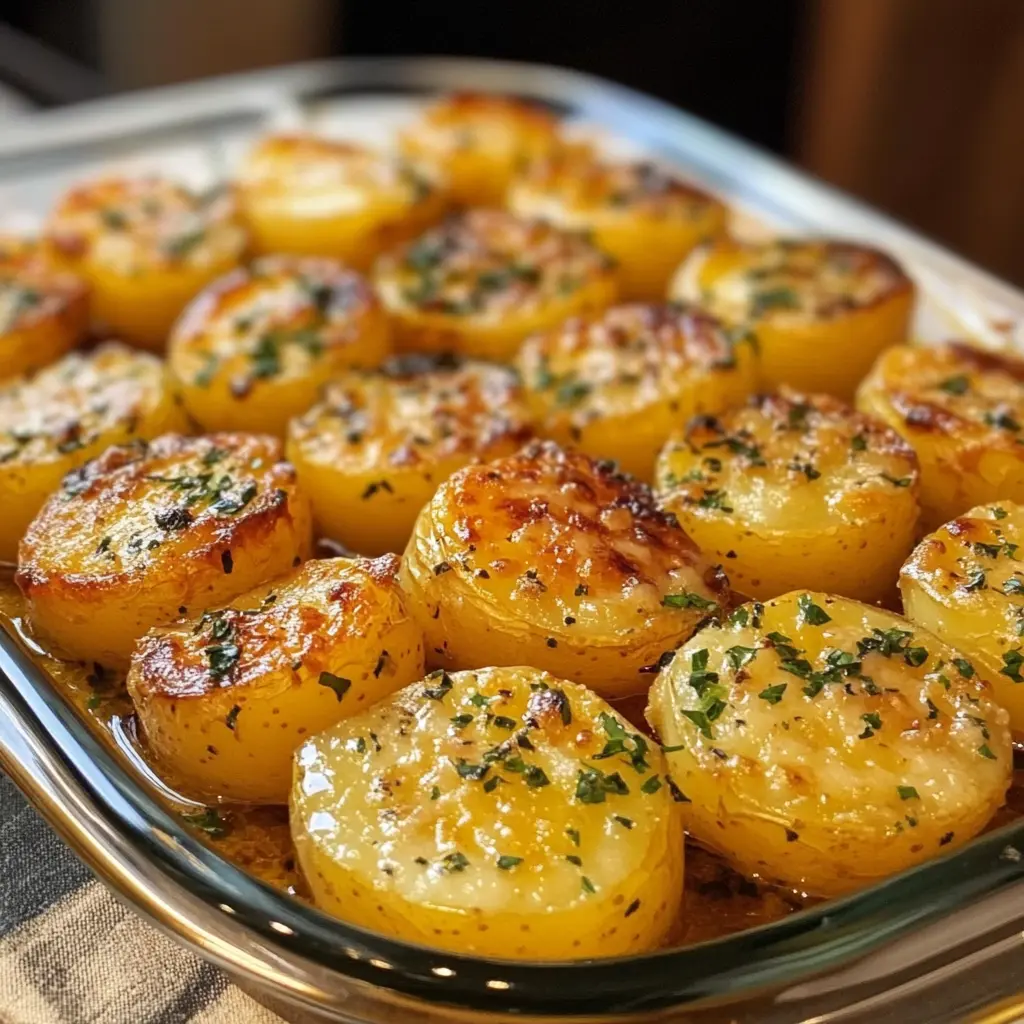 Get ready to enjoy these Baked Garlic Butter Potatoes! Crispy on the outside and tender on the inside, these potatoes are infused with rich garlic flavor and buttery goodness. Perfect as a side dish for family dinners or special occasions. Save this recipe for a delightful twist on your favorite comfort food!