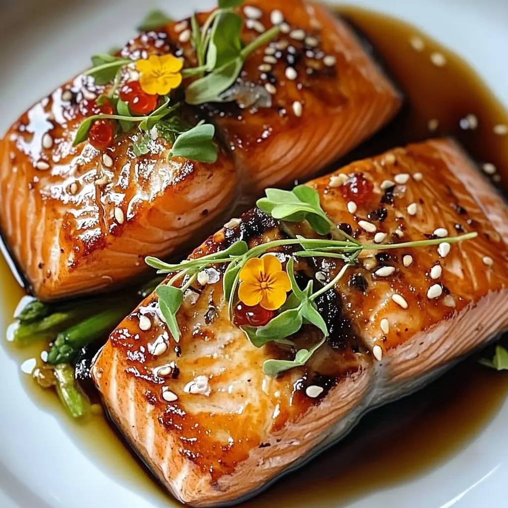 This Bourbon Salmon recipe brings rich, sweet, and savory flavors to your dinner table in just 30 minutes! With a delightful glaze made from bourbon, brown sugar, and soy sauce, this dish is perfect for impressing guests or treating yourself on a cozy night in. Save this pin and enjoy this easy, delicious seafood dish for your next family dinner or weekend gathering!