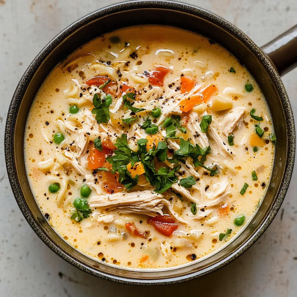 Warm up with this delightful Crack Chicken Noodle Soup! Packed with tender chicken, hearty noodles, and rich flavors, it's the ultimate comfort food. Perfect for chilly nights or when you're feeling under the weather. Save this recipe for a cozy family dinner or a quick meal prep!