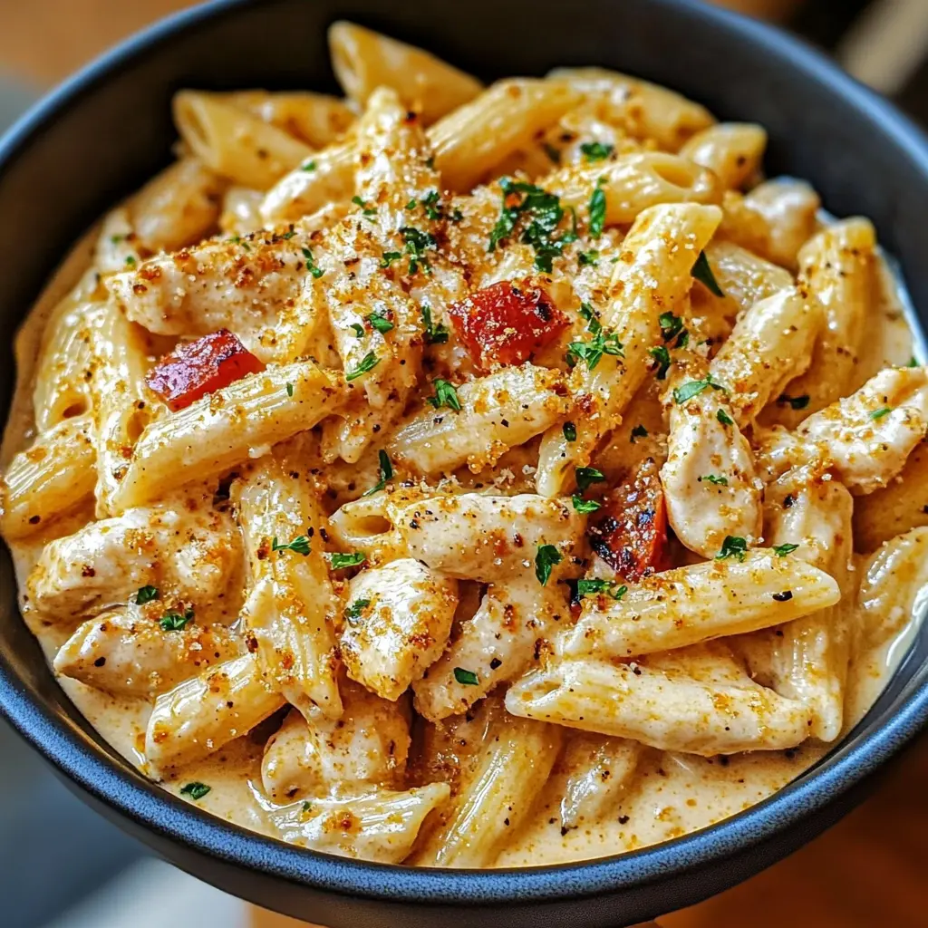 This Creamy Cajun Chicken Pasta will transport your taste buds to a world of bold flavors! With tender chicken, a rich and spicy creamy sauce, and perfectly cooked pasta, it's a delightful dinner that’s sure to impress. Perfect for family meals or special occasions, save this recipe for an easy weeknight treat!