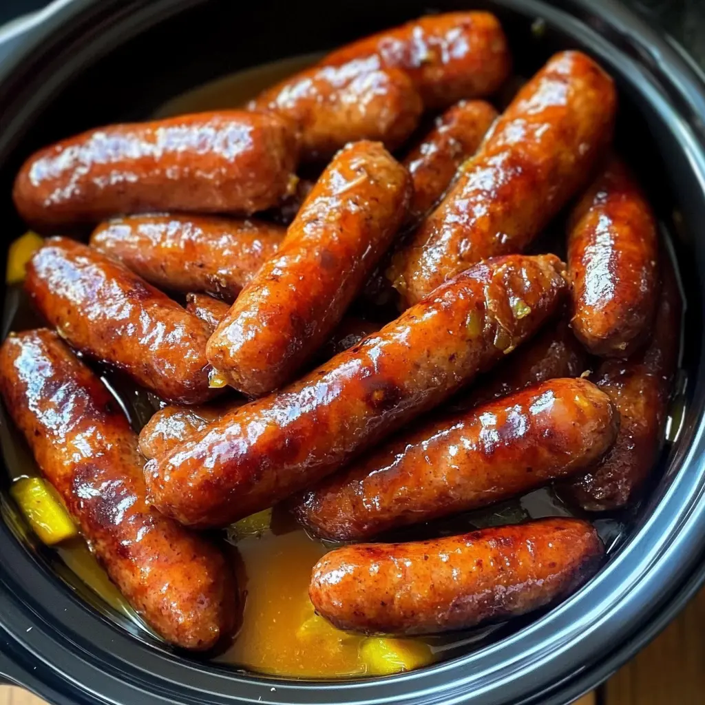 Get ready for a flavor-packed treat! These Crock Pot Mississippi Lit’l Smokies are an easy-to-make crowd favorite, featuring juicy smokies simmered in a zesty blend of ranch seasonings and pepperoncini. Perfect for game day or any gathering, just toss everything into the slow cooker and let it work its magic. Don’t forget to save this recipe for your next party!