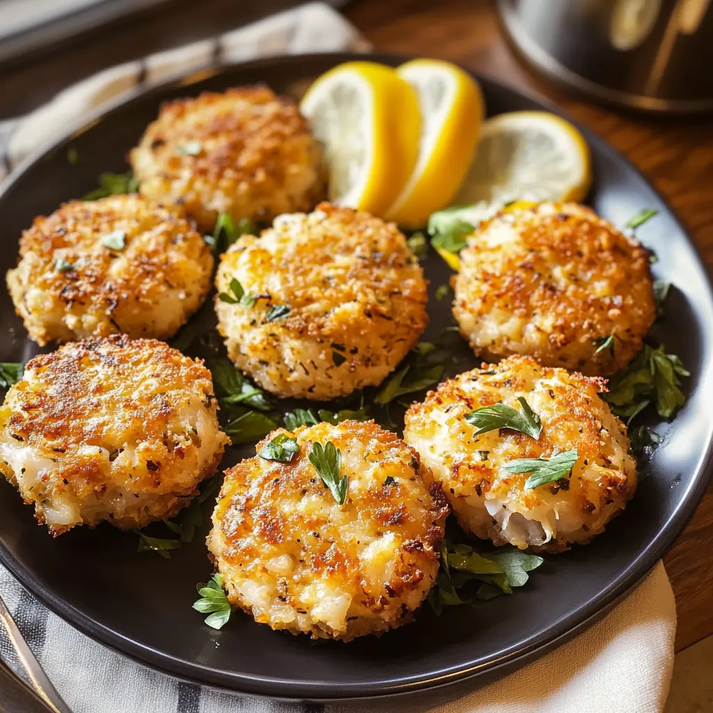 These easy crab cakes are packed with tender lump crab meat and a blend of fresh seasonings that bring out amazing flavors! Perfect for quick lunches or special gatherings, they’re a crowd-pleaser everyone will love. Don't forget to save this recipe for a delightful seafood treat any day!