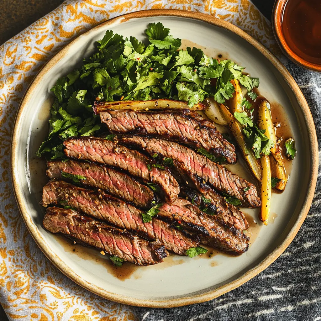 Fire up your grill for this mouthwatering Grilled Five Spice Flank Steak! Bursting with flavors from aromatic five spice powder and a tender finish, this dish is perfect for summer barbecues or a cozy family dinner. Save this recipe to impress your guests with a delightful meal that's easy to prepare and sure to satisfy everyone!