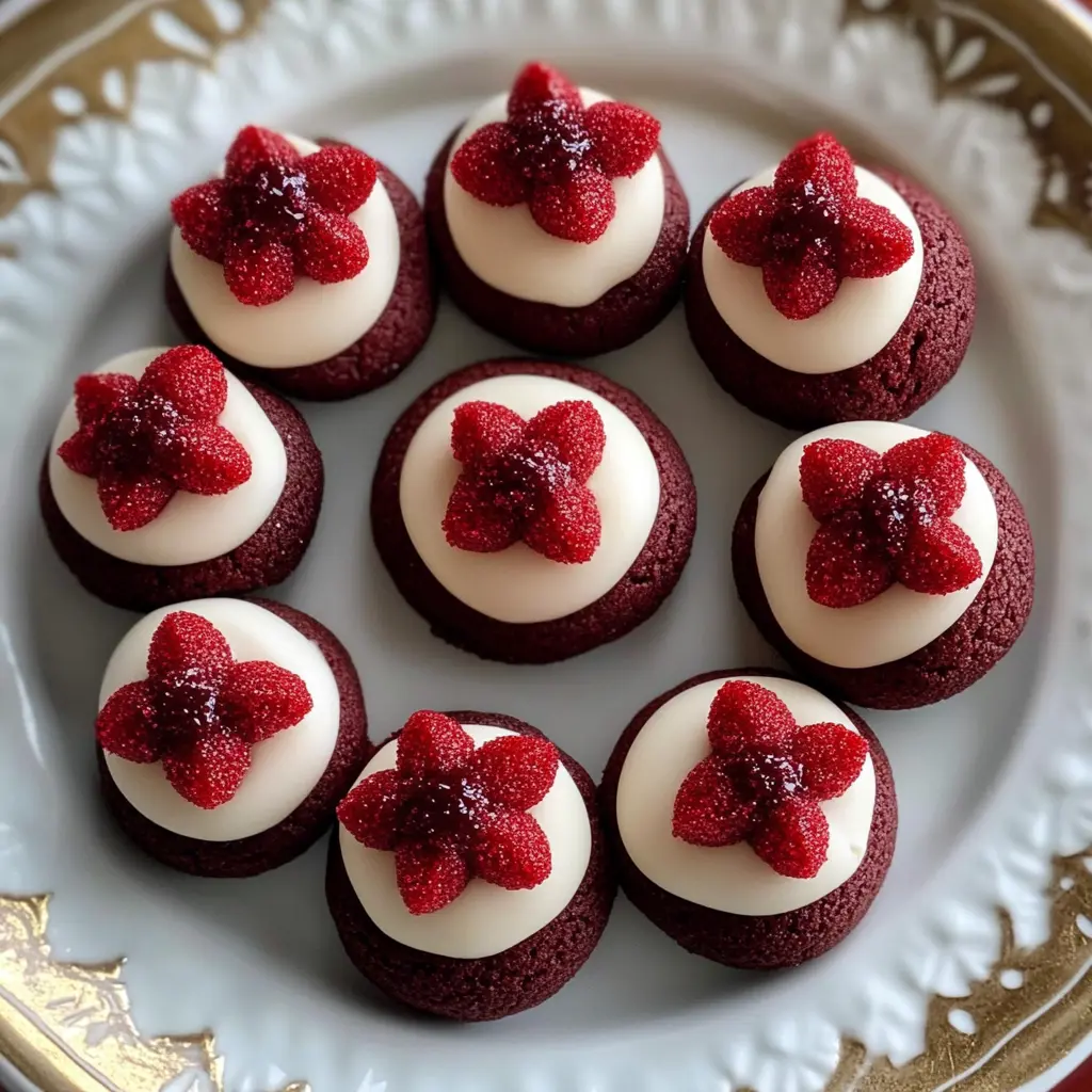 Get ready to delight your taste buds with these Hershey’s Red Velvet Blossoms Cookies! With a rich cocoa flavor and a creamy chocolate kiss on top, these cookies are the perfect treat for any occasion. Easy to make and so impressive, they’ll brighten up your dessert table or holiday gathering. Don’t forget to save this recipe for your next baking adventure!