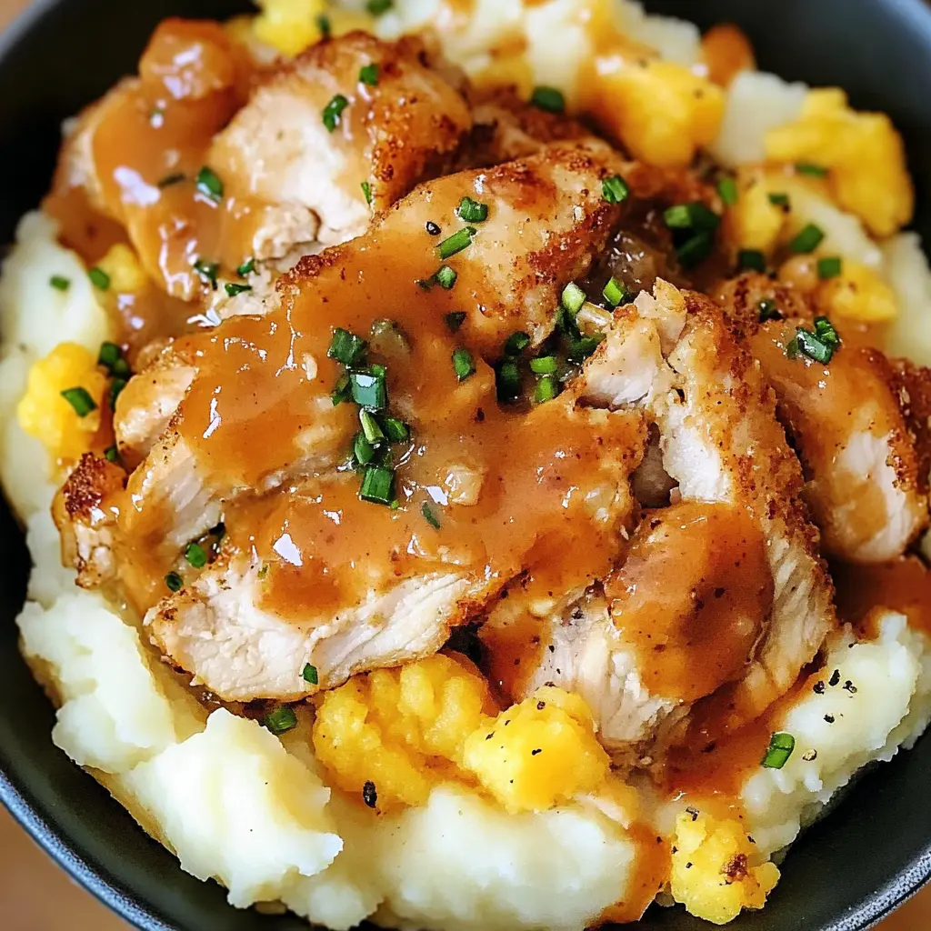 Get ready to enjoy a comforting and delicious meal with these Loaded Chicken and Mashed Potato Bowls! This recipe combines tender chicken, creamy mashed potatoes, and your favorite toppings like cheese, bacon, and green onions. Perfect for a cozy dinner or meal prep for the week. Save this pin for a hearty dish the whole family will love!