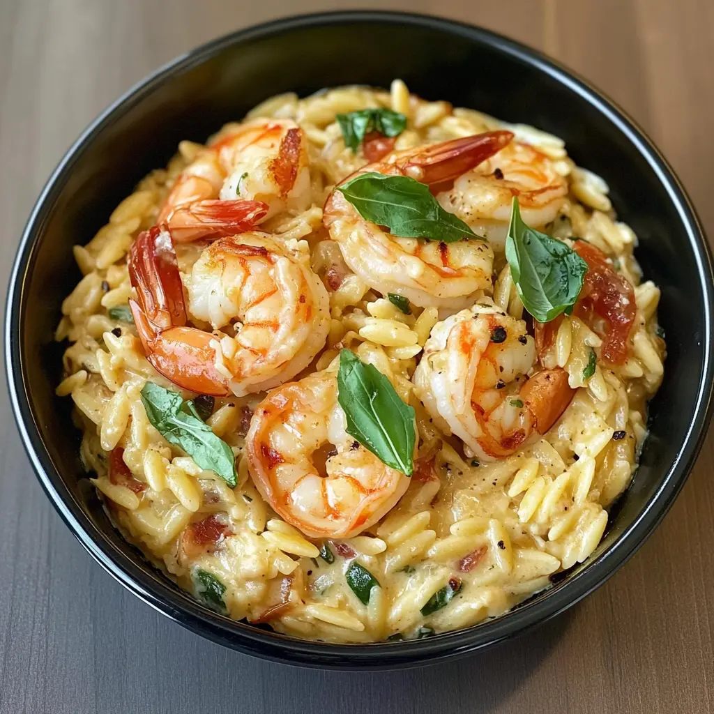 Need a comforting dinner idea? This One-Pot Creamy Tuscan Shrimp and Orzo recipe brings together tender shrimp, zesty sun-dried tomatoes, and fresh spinach for a burst of flavor. With creamy orzo cooked right in, it's both hearty and simple to make. Perfect for busy weeknights or special gatherings! Save this recipe for your next delicious meal!