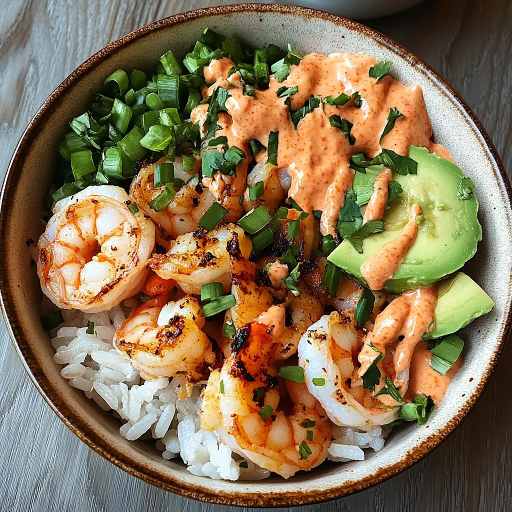 Craving a quick and tasty meal? These Shrimp Rice Bowls topped with zesty Spicy Mayo are here to impress! Packed with succulent shrimp, fluffy rice, and a kick of heat, they're perfect for a weeknight dinner or meal prep. Save this recipe for a delicious bite that's both satisfying and easy to make!