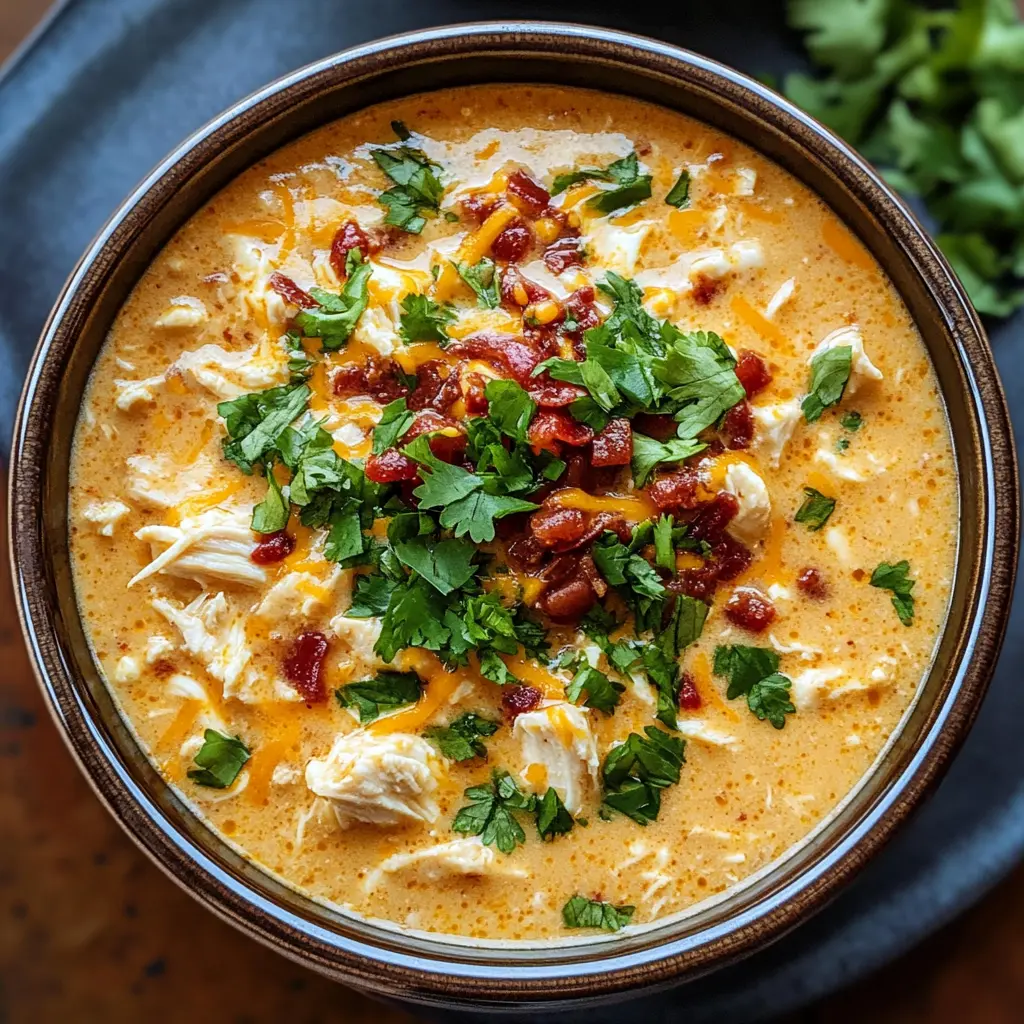 Warm up your dinner table with this Slow Cooker Cream Cheese Crack Chicken Chili! Packed with tender chicken, creamy cheese, and zesty flavors, it's the perfect comfort meal. Perfect for game day or family gatherings, just set it and forget it! Save this recipe for an easy weeknight dinner that your loved ones will ask for again and again.