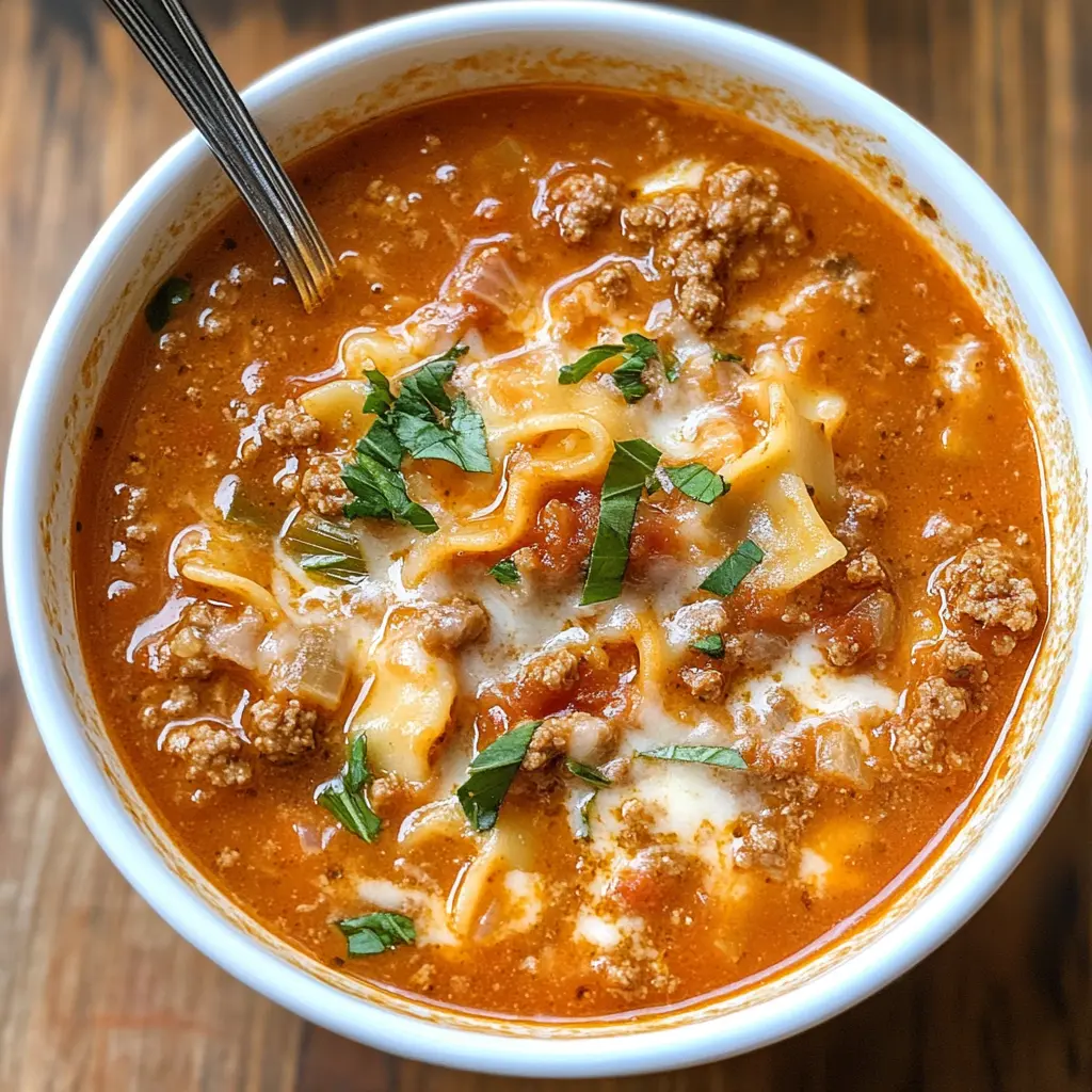 Warm your heart with this hearty Slow Cooker Lasagna Soup! Loaded with layers of flavors from ground beef, rich marinara sauce, and cheesy goodness, it's a comforting meal perfect for any night. Easy to make and even easier to enjoy, this recipe will become a family favorite. Don’t forget to save it for your next cozy dinner!