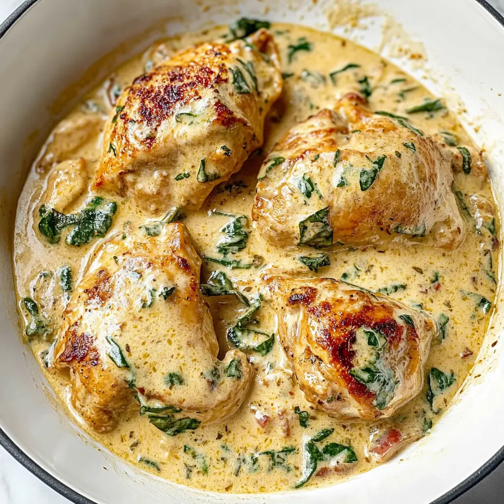 Get ready to enjoy a delicious, creamy keto-friendly meal! This Keto Tuscan Chicken is packed with tender chicken, fresh spinach, and sun-dried tomatoes all enveloped in a rich sauce. Perfect for weeknight dinners or meal prep, this dish is sure to please low-carb lovers. Save this recipe for your next meal and experience the mouth-watering flavors!