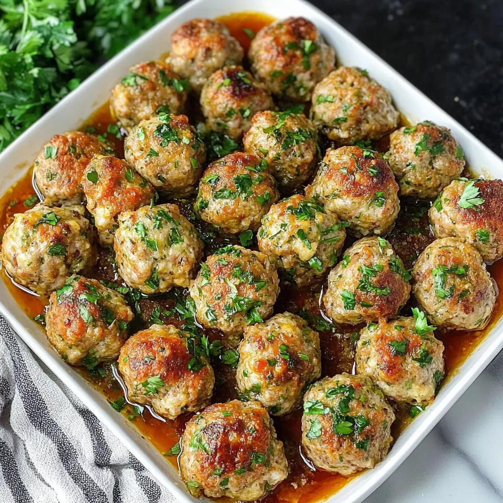 Looking for a tasty and nutritious meal prep option? These Healthy Baked Turkey Meatballs are perfect for busy weeknights! Packed with lean protein and herbs, they’re not only flavorful but also easy to make. Perfect for use in pasta dishes, salads, or as snacks. Save this recipe to whip up a batch for your upcoming meal prep sessions!