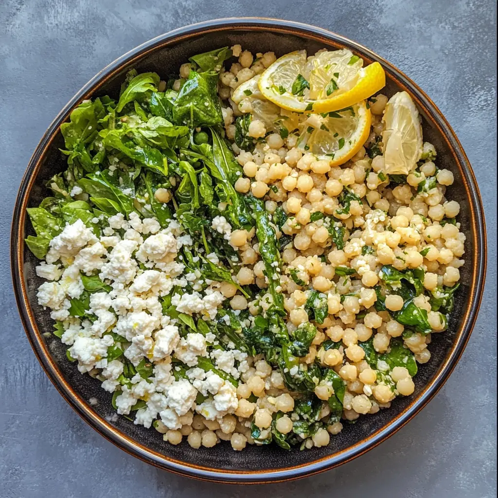 Brighten your day with these Spring Couscous Bowls topped with a zesty Lemon Feta Vinaigrette! Packed with vibrant veggies and fluffy couscous, this dish is perfect for a light lunch or a refreshing dinner. With delightful flavors and a quick preparation time, you'll want to save this recipe for your next gathering or meal prep. Enjoy a taste of spring!