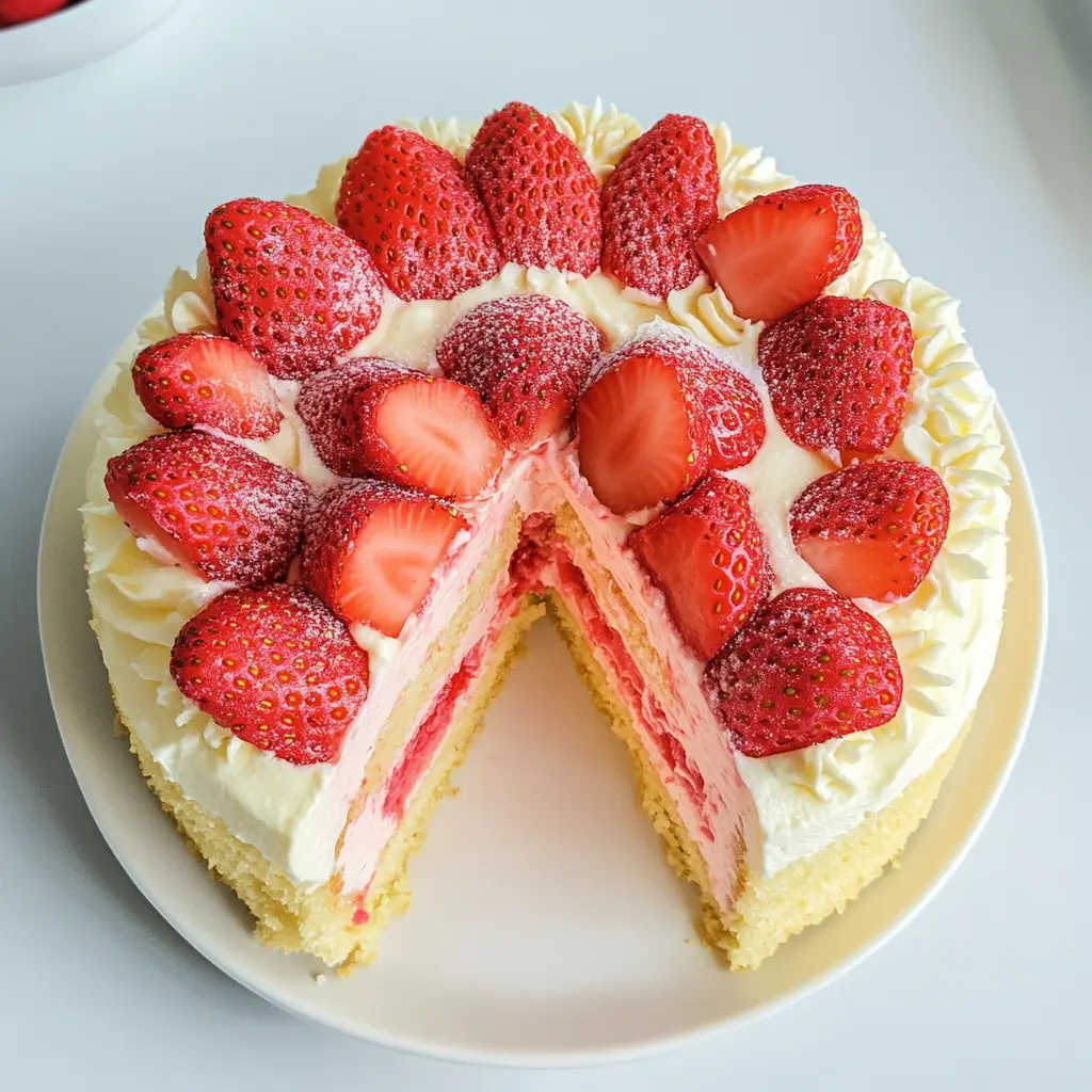 This Strawberry Shortcake Cheesecake combines the best of both worlds! With a creamy cheesecake layer, fluffy whipped cream, and fresh strawberries, it's a dessert everyone will love. Perfect for summer gatherings or special occasions, this recipe is sure to impress. Save this delicious treat for your next celebration! 🍓🥳