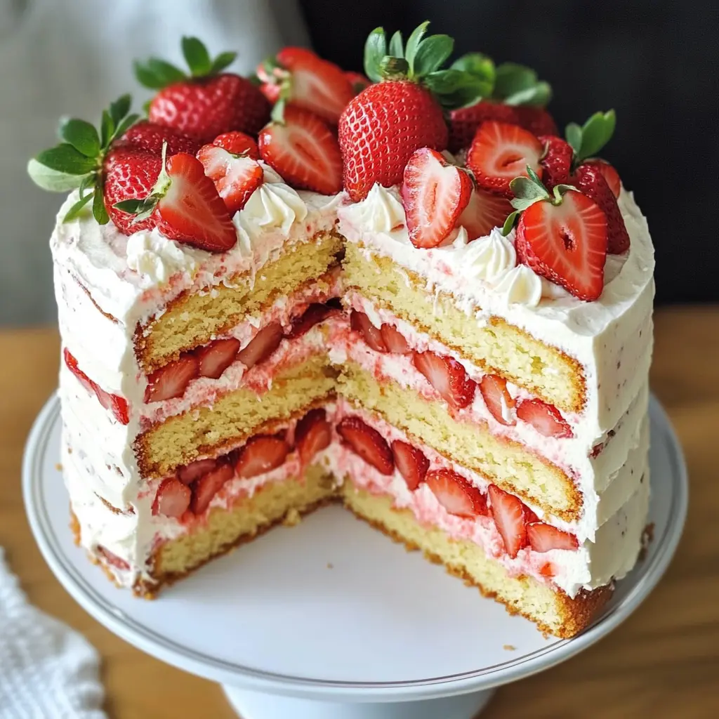 Enjoy a classic dessert with a twist! This Best Strawberry Shortcake Cake features layers of fluffy vanilla cake, fresh strawberries, and whipped cream that melt in your mouth. Perfect for summer gatherings, birthdays, or just because! Don’t miss out—save this recipe for your next sweet celebration!