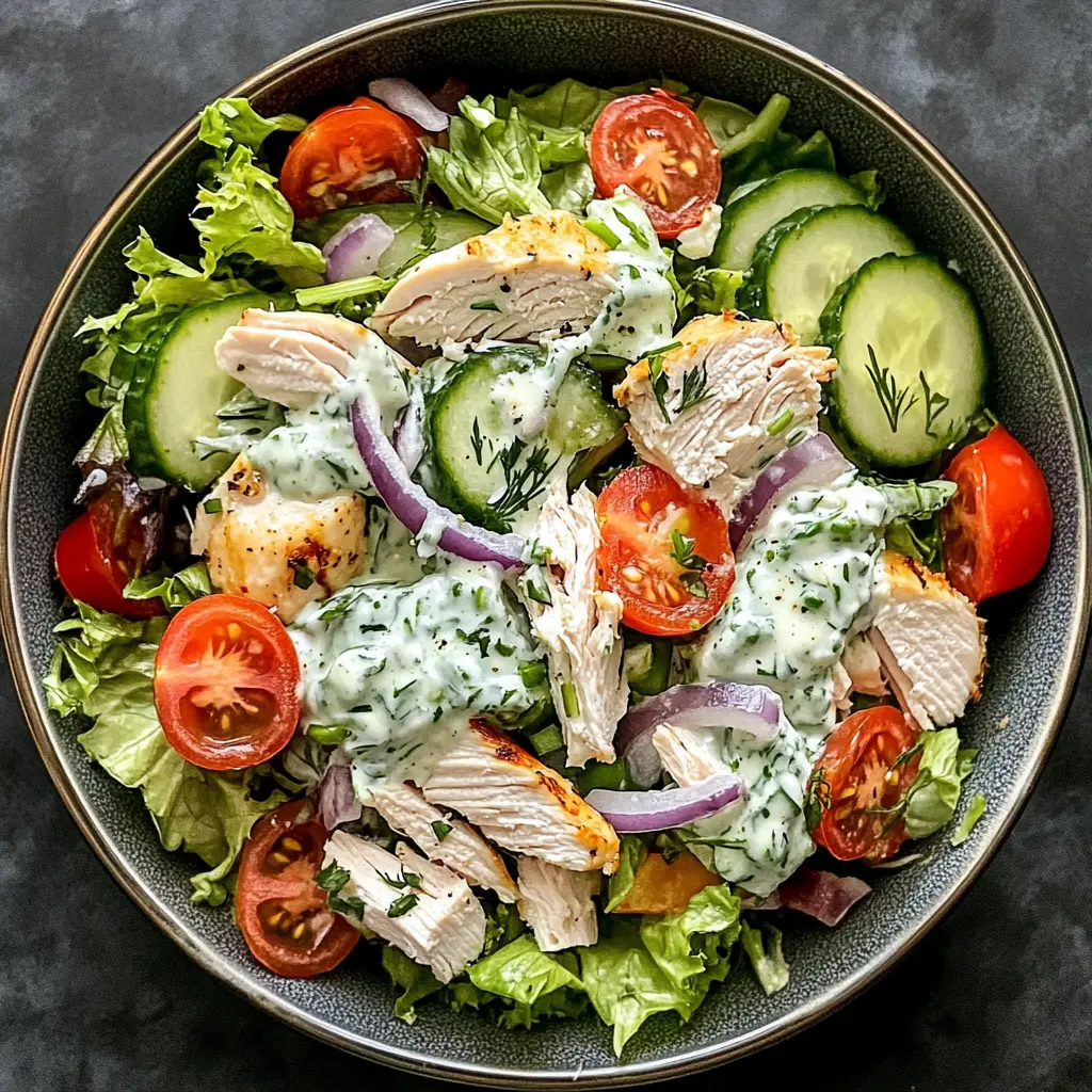 Looking for a refreshing twist on traditional chicken salad? This Tzatziki Chicken Salad combines juicy grilled chicken with creamy tzatziki sauce, crisp cucumbers, and zesty dill. Perfect for a light lunch or a picnic, it's a delightful blend of flavors that will keep you coming back for more! Save this recipe for your next gathering or healthy meal prep!