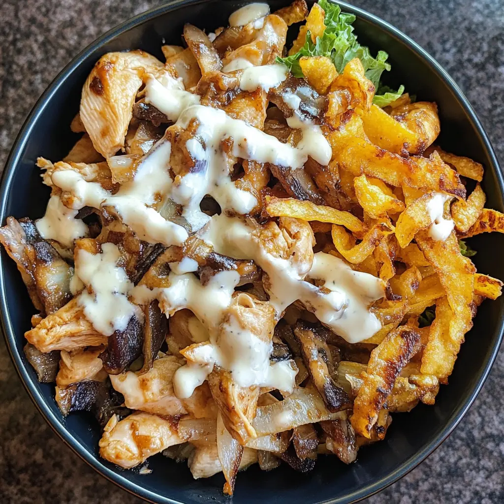 Get ready for a flavorful BBQ Ranch Chicken Bowl packed with 42g of protein! This satisfying meal combines tender chicken, zesty ranch dressing, and vibrant veggies for a wholesome lunch or dinner. Perfect for meal prep or a quick weeknight dish. Save this recipe to enjoy a protein boost anytime you need it!