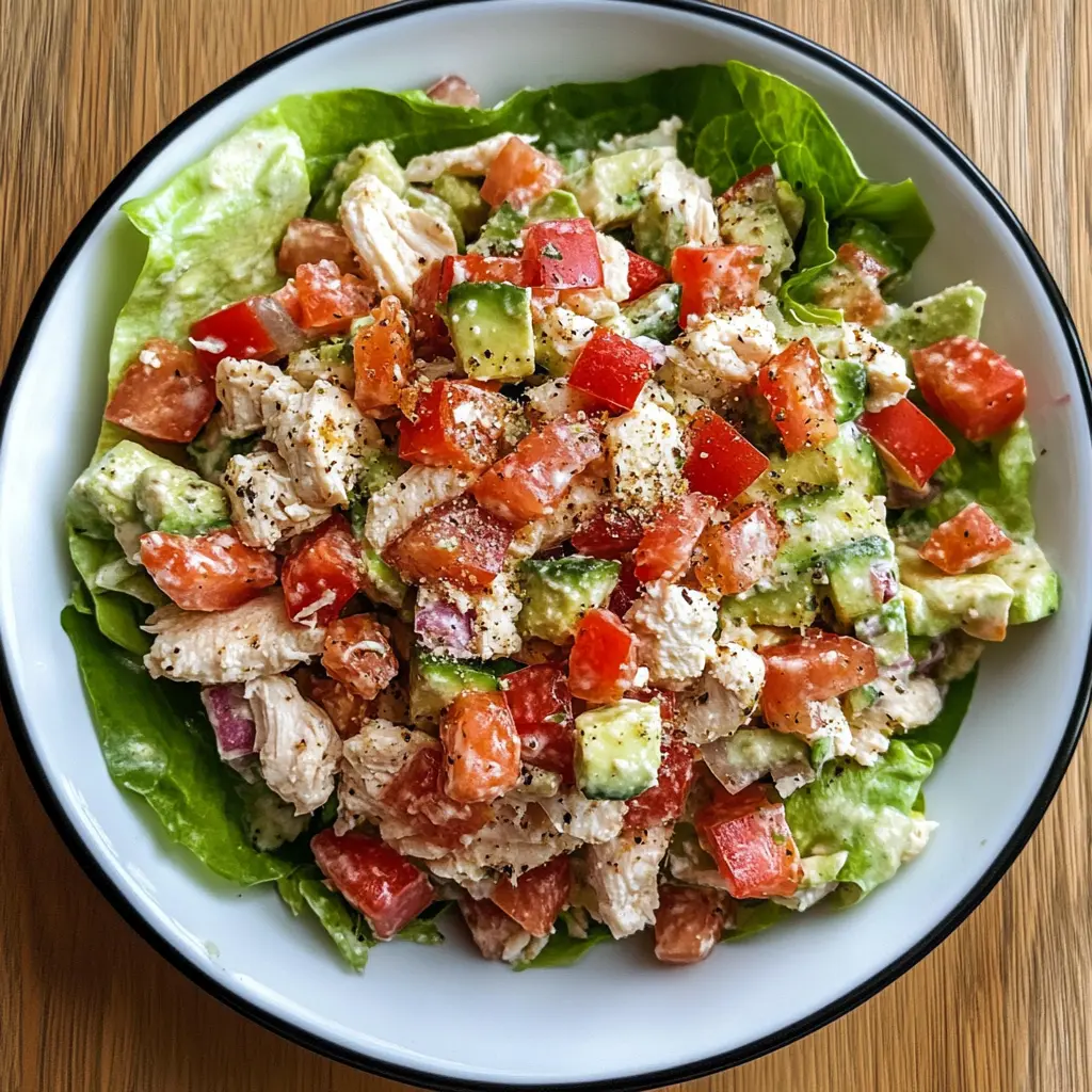 Looking for a fresh twist on lunch? This BLT Chicken Salad combines the classic flavors of bacon, lettuce, and tomato with tender chicken for a satisfying and tasty meal. Perfect for meal prep or a quick week-day lunch, it's easy to whip up and packed with flavor! Save this recipe for your next lunch inspiration!