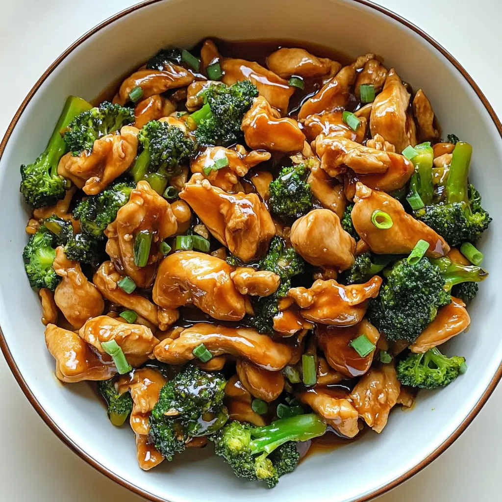 This easy Chinese Chicken and Broccoli recipe brings the perfect balance of tender chicken, crisp broccoli, and a savory sauce right to your dinner table! With simple ingredients and quick preparation, it's ideal for busy weeknights. Save this delicious and healthy meal for your next family dinner or meal prep!