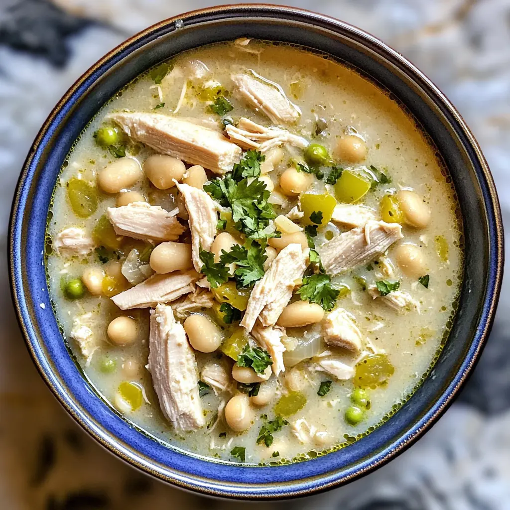 Warm up with this easy white chicken chili made in your slow cooker! Packed with tender chicken, white beans, and a blend of spices, it’s perfect for a cozy dinner or game day gathering. Simply toss in your ingredients and let the slow cooker do the work. Save this delicious recipe for cold weather comfort that everyone will love!