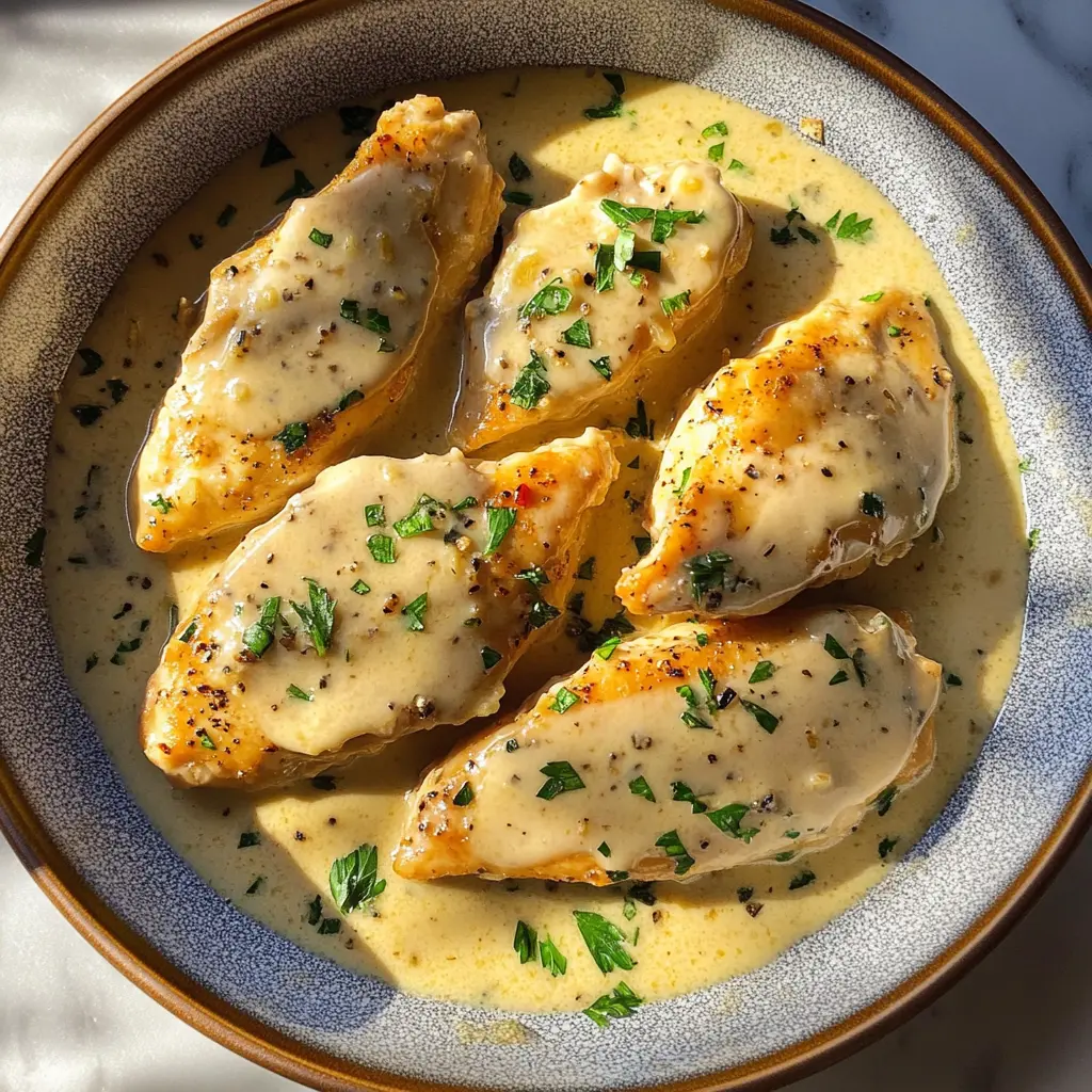 This Garlic Parmesan Chicken is a quick, tasty dish that your family will love! Packed with robust garlic flavor and a rich parmesan crust, it's perfect for weeknight dinners or a special occasion. Serve it with a side of veggies or pasta for a complete meal. Save this recipe to make a flavorful dinner everyone will rave about!