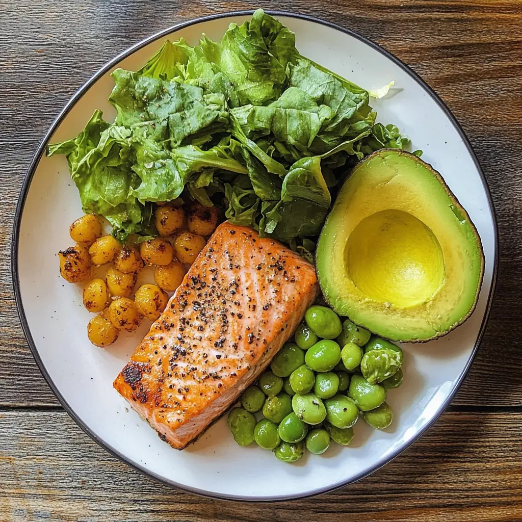 Treat yourself to a fresh and healthy Grilled Salmon and Avocado Plate! This dish brings together tender, flavorful salmon and creamy avocado for a perfect combination. Packed with healthy fats and protein, it’s great for lunch or dinner. Save this recipe for your next meal prep or special occasion!