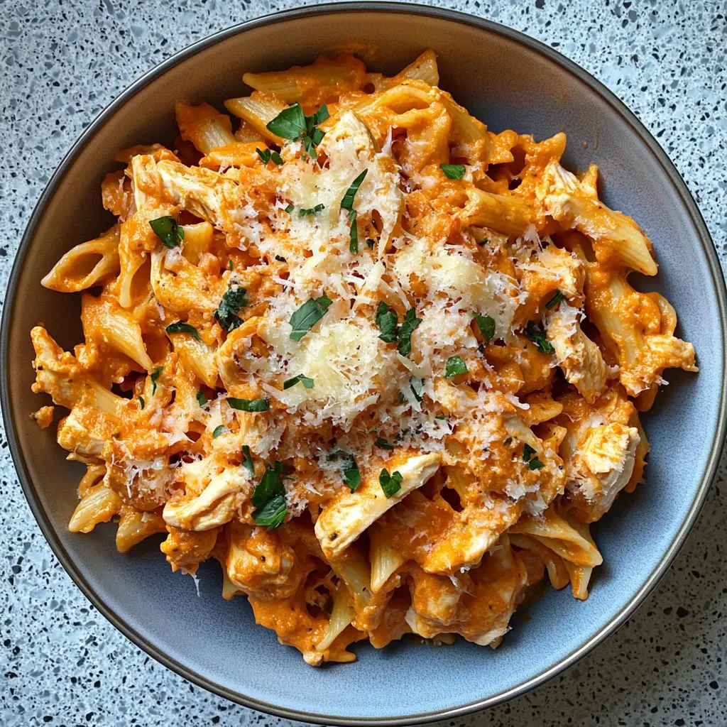 This High Protein Chicken Parmesan Pasta is a wholesome twist on a classic favorite! Packed with tender chicken, whole grain pasta, and a rich tomato sauce, it satisfies your hunger and keeps the flavors deliciously simple. Perfect for a family dinner or meal prep for the week ahead, save this recipe to whip up a protein-rich meal anytime you need it!