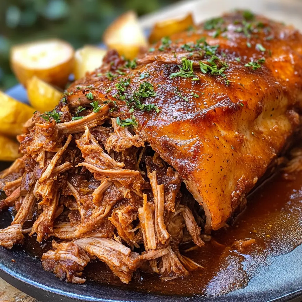 This Pulled Pork Crockpot Recipe is a game-changer for busy weekdays! With tender, flavorful meat that falls apart, this dish is perfect for sandwiches, tacos, or serving over rice. Featuring simple ingredients like pork shoulder, BBQ sauce, and spices, it builds a delicious flavor without any fuss. Save this recipe for your next gathering or family meal!