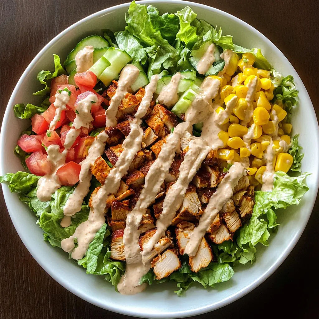 Looking for a fresh, flavorful dish? This Santa Fe Salad with Chicken is packed with vibrant ingredients like grilled chicken, black beans, corn, and zesty lime dressing. Perfect for lunch or a light dinner, it's both nutritious and satisfying! Save this recipe for your next meal prep or festive gathering. Enjoy a taste of the Southwest right at your table!