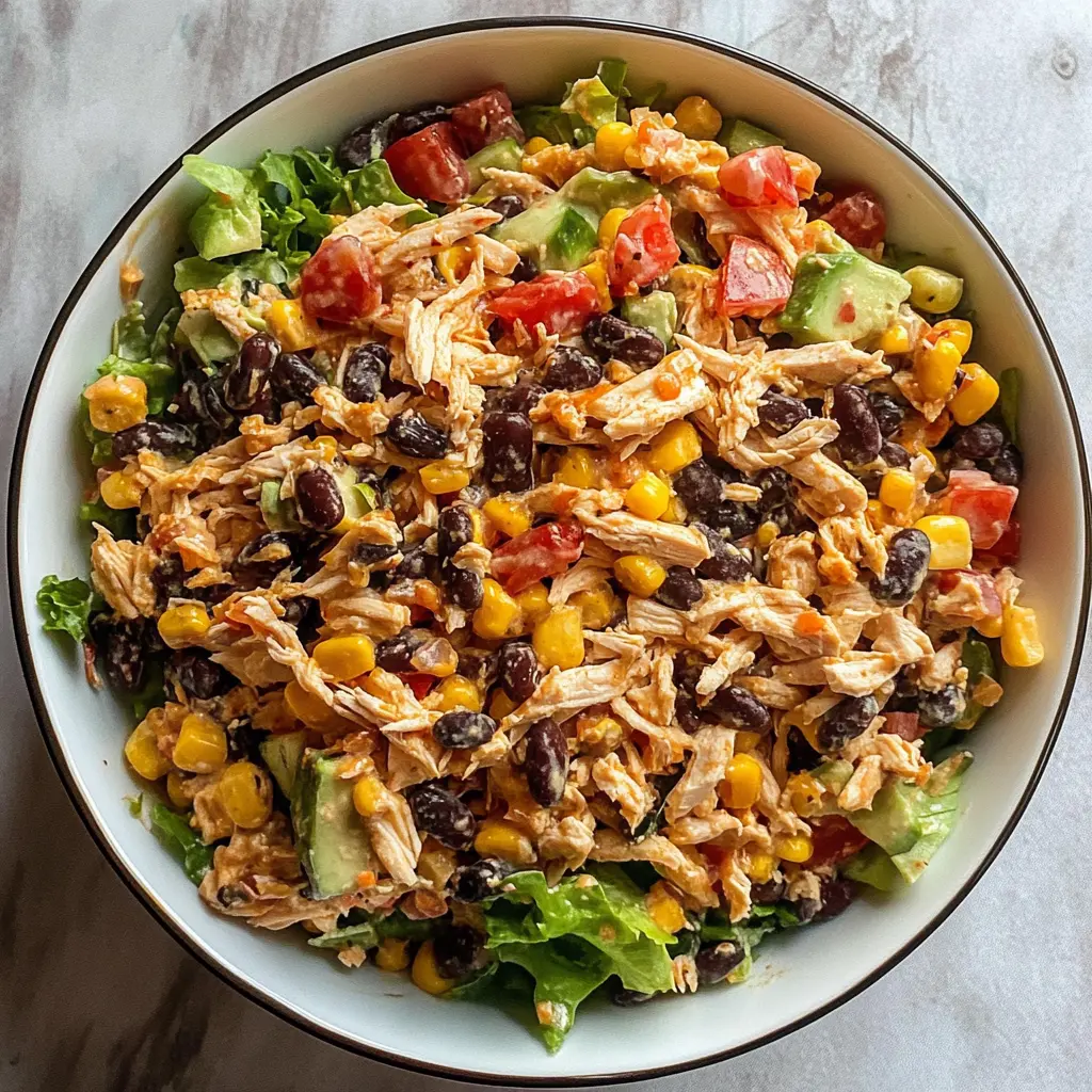 Brighten up your meal with this delicious Southwest Chicken Salad! Packed with tender chicken, black beans, corn, and a zesty lime dressing, this salad is both satisfying and refreshing. Perfect for a light lunch or dinner, it’s a great way to enjoy nutritious flavors in every bite. Don’t forget to save this recipe for your next gathering or cozy meal at home!