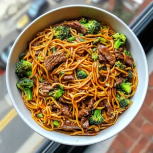 This Beef and Broccoli Lo Mein is a delicious and quick meal that brings takeout flavors right to your kitchen! Made with tender beef, fresh broccoli, and tasty noodles, it's perfect for busy weeknights or cozy weekends. Save this recipe to enjoy an easy one-pan dinner with your family any night!