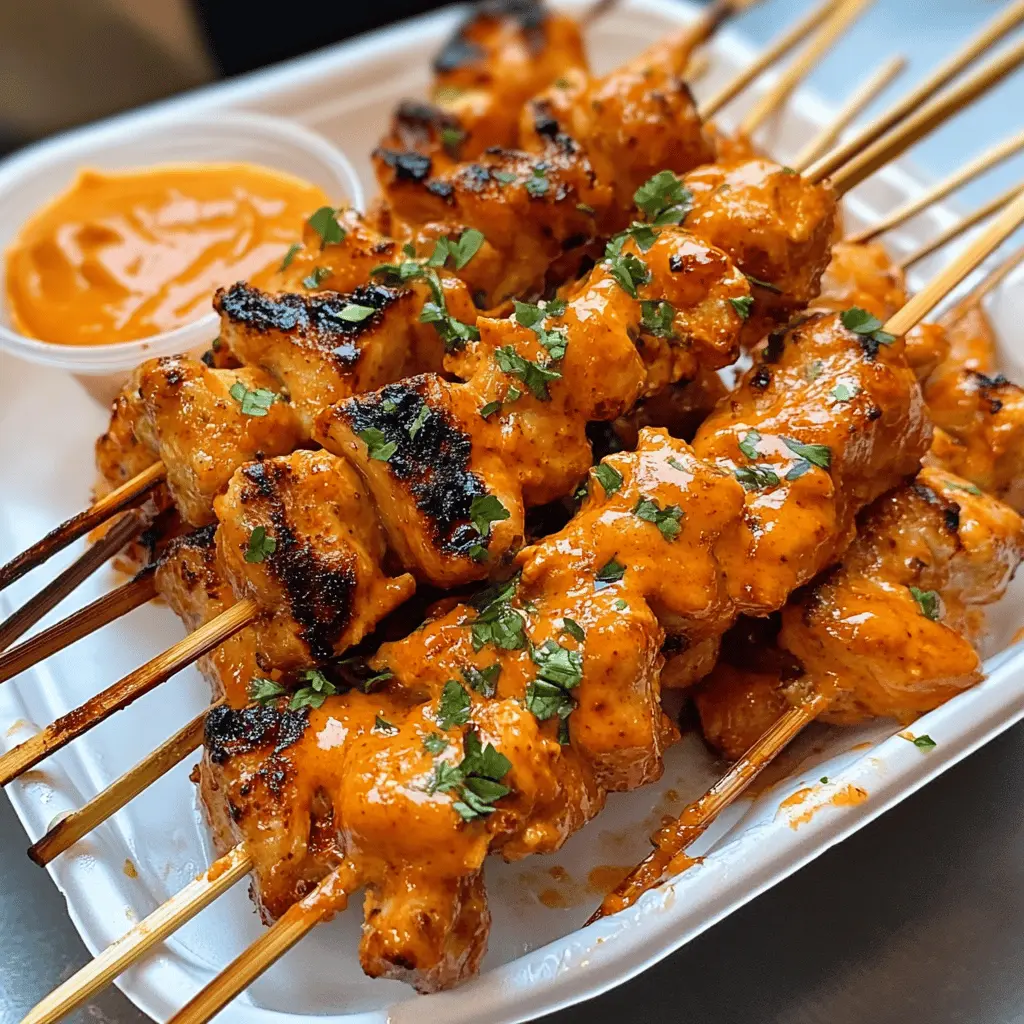 Fire up your grill for these irresistible Bang Bang Chicken Kabobs! Tender marinated chicken pieces are coated in a spicy, creamy sauce that packs a flavorful punch. Perfect for summer barbecues, weeknight dinners, or meal prep. Save this recipe to impress your friends at the next gathering or to enjoy a delicious weeknight treat!