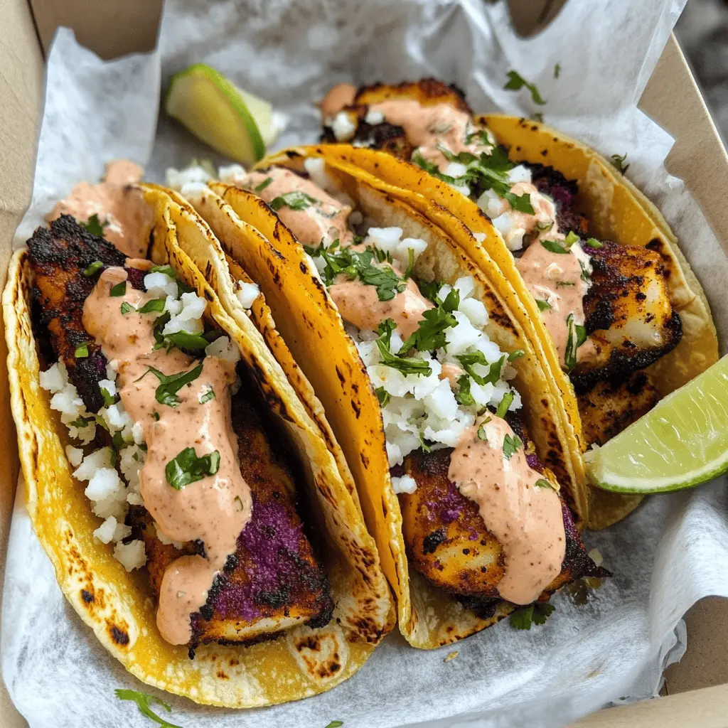 Craving a delicious twist on taco night? These Blackened Fish Tacos with Chipotle-Lime Sauce are bursting with flavor! Featuring perfectly seasoned fish, fresh toppings, and a zesty sauce that ties it all together, they’re perfect for any gathering. Save this recipe for your next family dinner or casual get-together for a meal everyone will love!