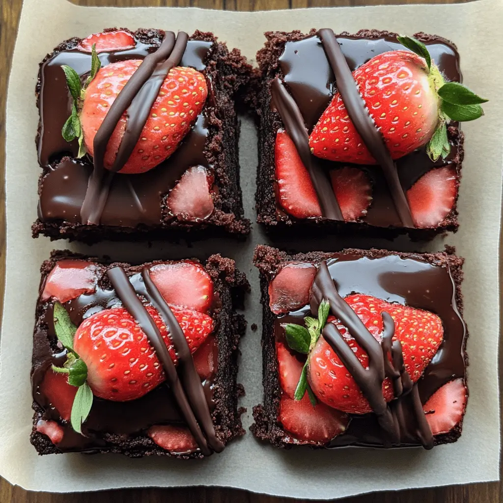 Craving a delicious treat? These Chocolate Covered Strawberry Brownies are the perfect mix of fudgy brownies and fresh strawberries, covered in rich chocolate. Ideal for birthdays, date nights, or just because! Save this recipe to impress your friends and family with a sweet dessert they'll love!