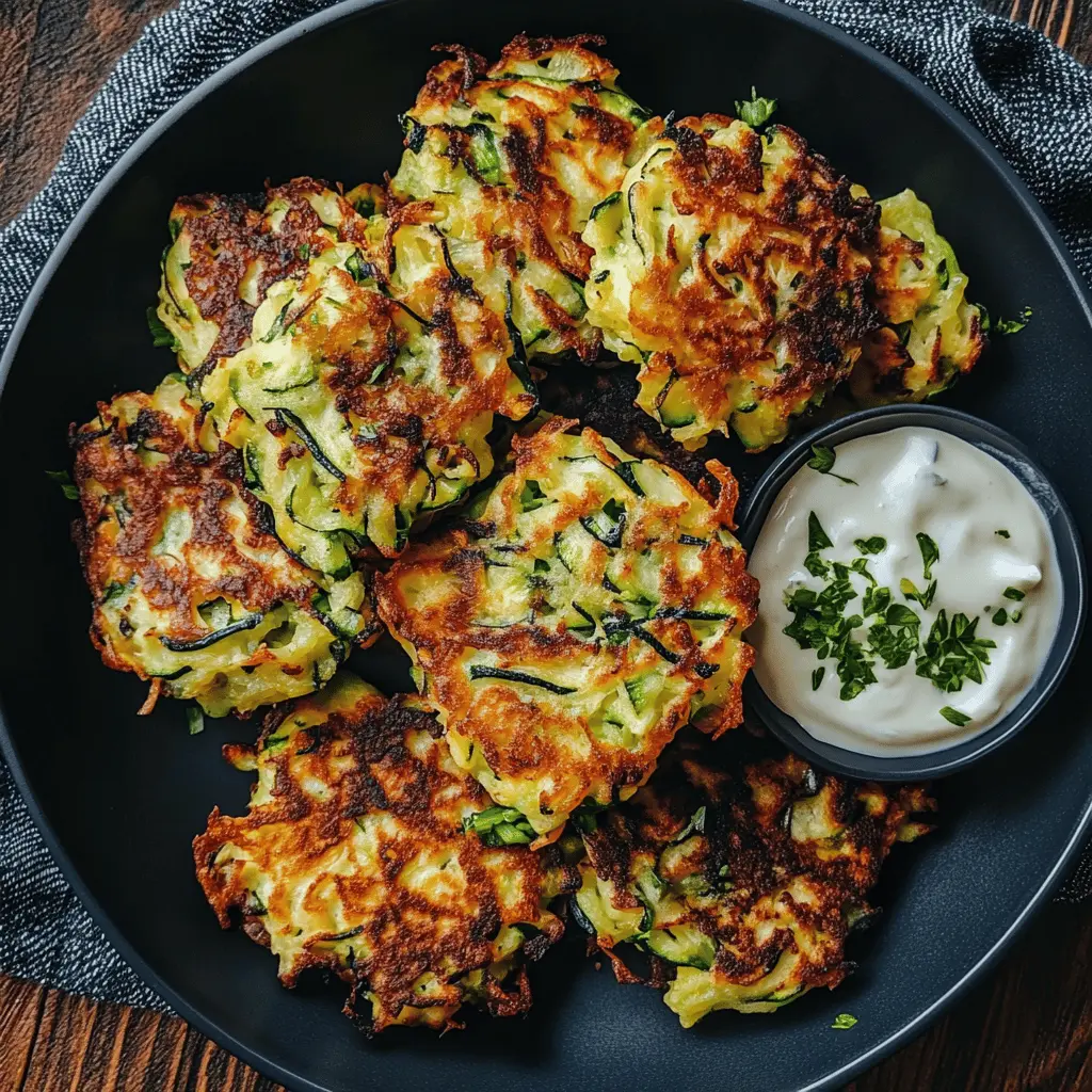 Say goodbye to boring meals with these Easy Zucchini Fritters! Packed with fresh zucchini and a crispy coating, they're the perfect side dish or snack. This recipe is simple to follow and uses common ingredients, making it a must-try for any home cook. Save this pin for a tasty way to sneak more veggies into your family’s diet, ideal for summer gatherings or weeknight dinners!