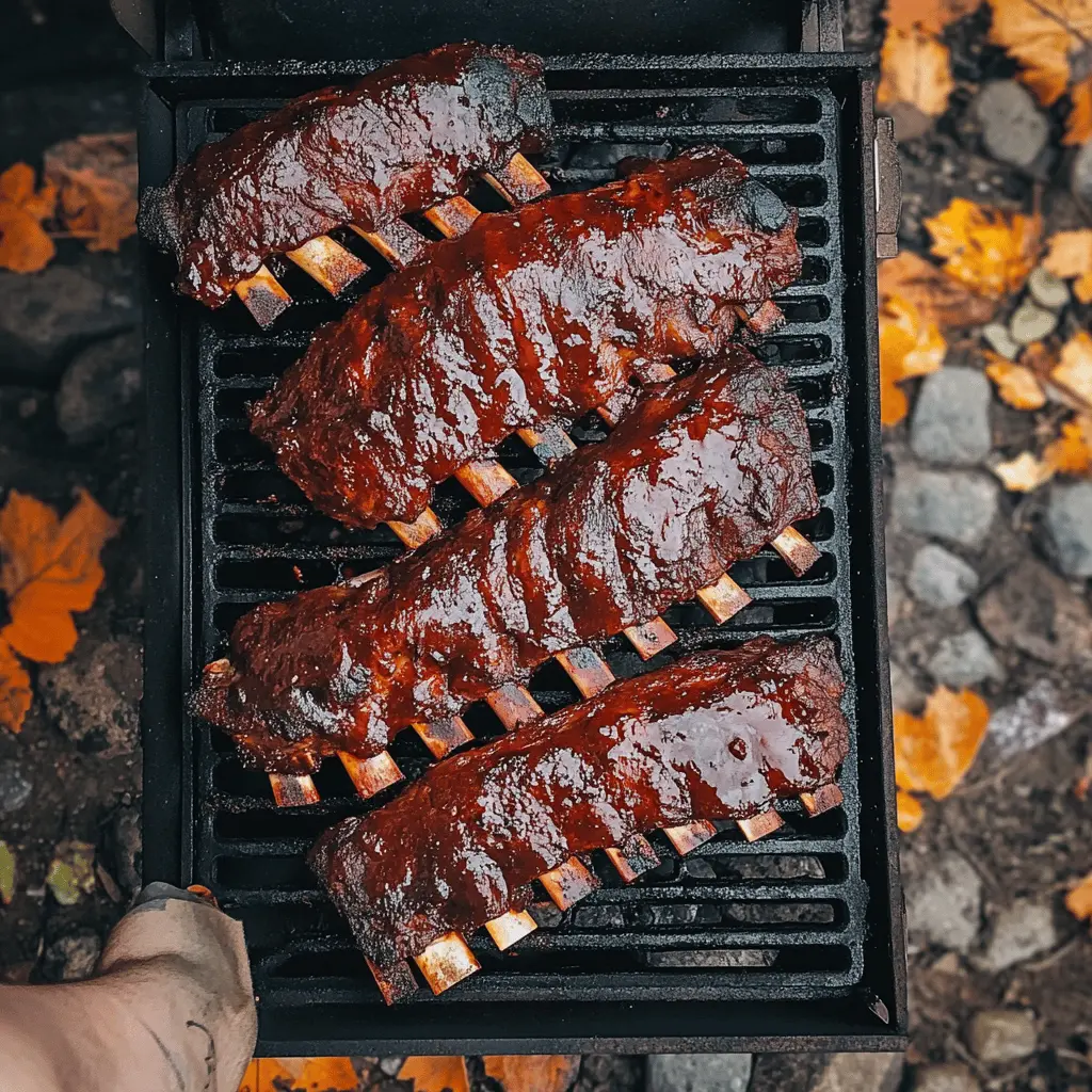 Looking for the perfect way to impress at your next barbecue? These Fall Off The Bone Ribs On The Grill are the answer! Made with tender meat and a mouthwatering blend of spices, they are sure to be the star of any meal. Save this recipe for your next cookout and treat your friends and family to a delicious experience they'll love!