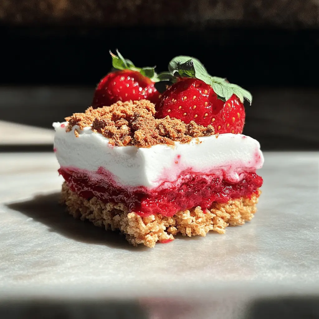 Fresh strawberry yum yum is a delightful treat that's perfect for any occasion! This easy-to-make dessert features creamy layers and sweet strawberries that burst with flavor. Ideal for summer picnics or as a refreshing finish to meals. Save this recipe and impress your friends and family with a dessert they won't forget!