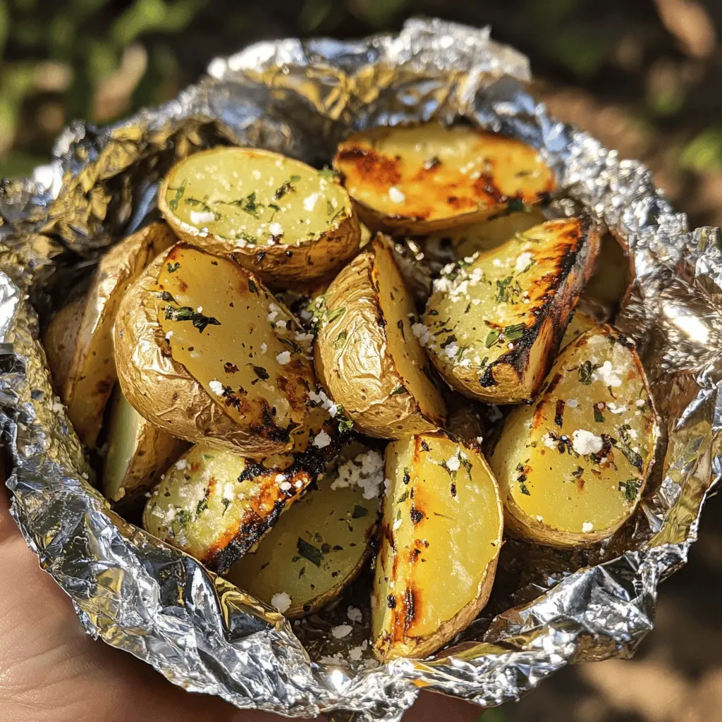Looking for a simple side dish that bursts with flavor? These Garlic Herb Grilled Potatoes in Foil are a must-try! With a delightful blend of garlic, fresh herbs, and perfectly tender potatoes, this recipe elevates any backyard BBQ or picnic. Save this delicious recipe for your next gathering! Perfect for summer grill-outs or cozy family dinners.