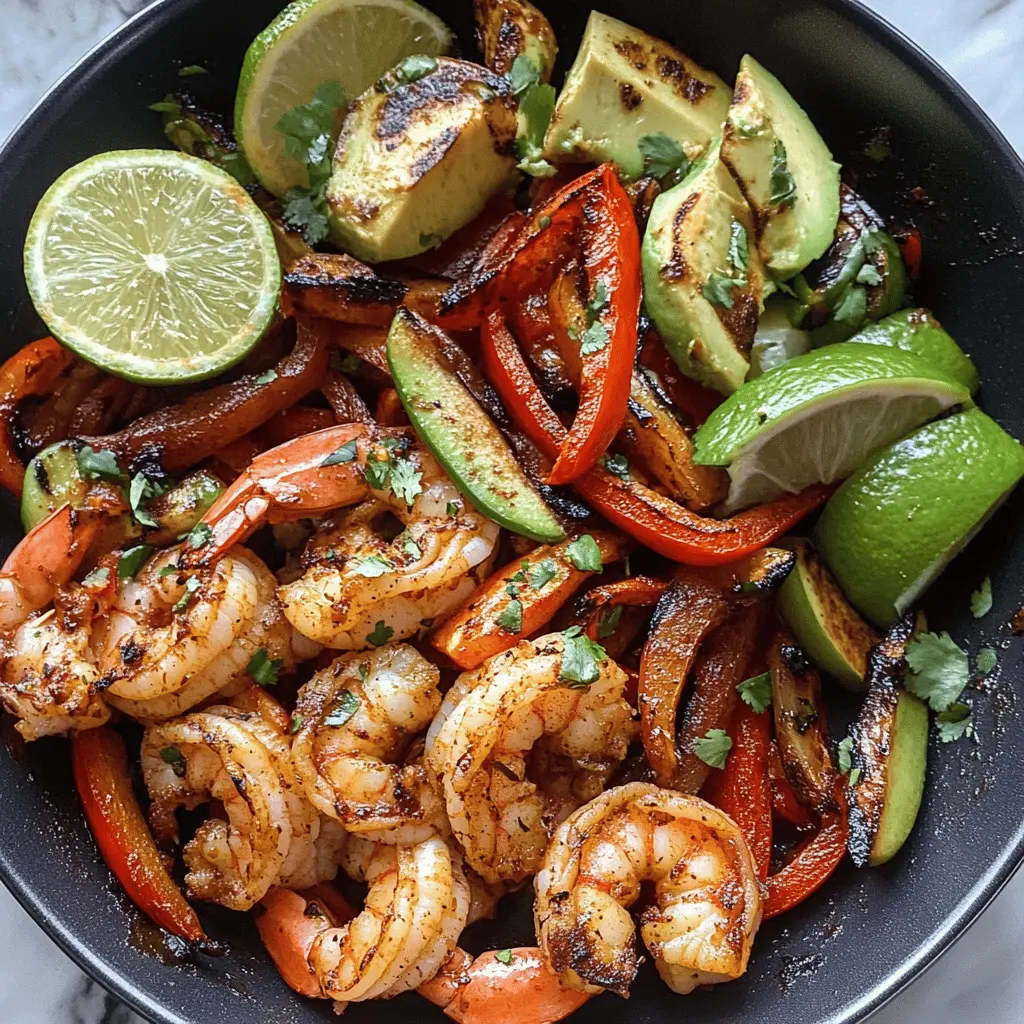 Gather your friends for a fun taco night with these delicious Skillet Shrimp Fajitas! Loaded with juicy shrimp, colorful bell peppers, and zesty spices, this quick and easy recipe is perfect for busy weeknights. Don't forget to save this recipe for your next gathering or casual dinner! Enjoy the vibrant flavors and a hassle-free cooking experience.