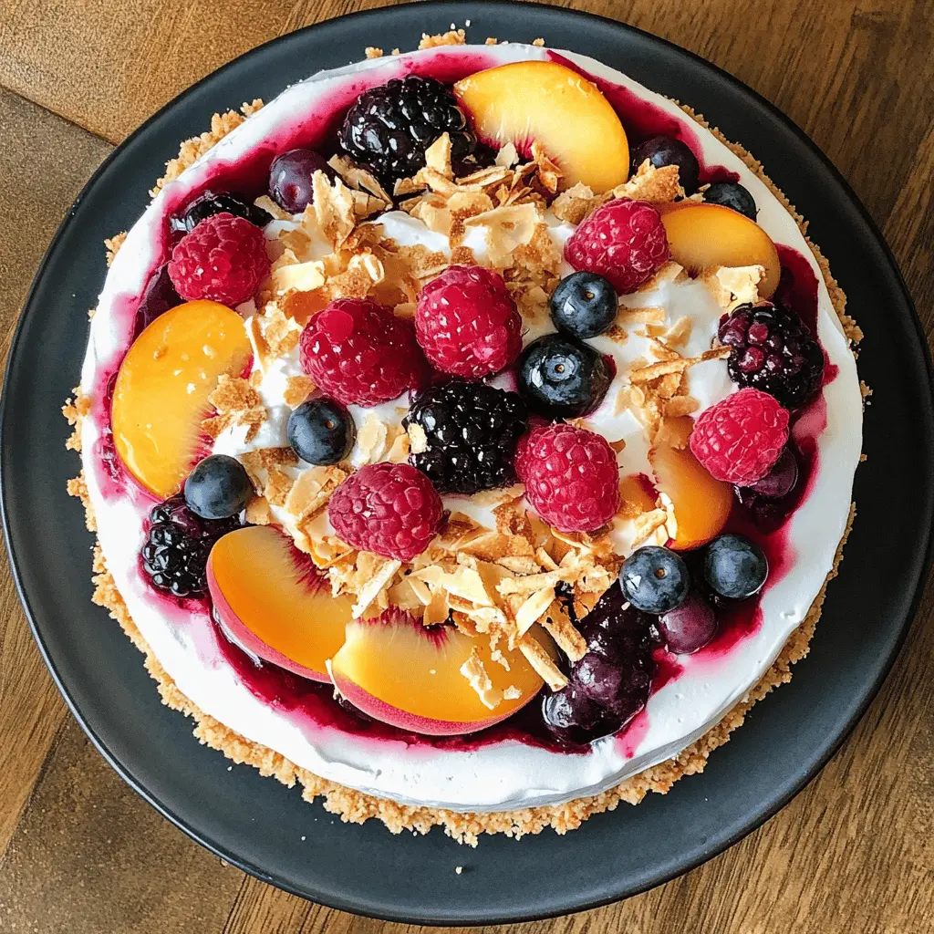 Get ready to wow your friends and family with this refreshing summer berry and peach cheesecake! Bursting with juicy flavors from fresh peaches and mixed berries, this dessert is a delightful treat for warm days. Perfect for picnics, BBQs, or a light after-dinner dessert. Don't forget to save this recipe for your next gathering!