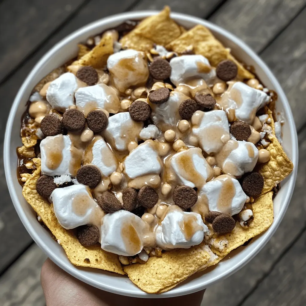 Get ready for a fun twist on a classic treat! These Original S'mores Nachos combine crunchy tortilla chips, gooey melted chocolate, and toasted marshmallows for an irresistible dessert. Perfect for sharing at parties or cozy movie nights. Save this recipe to impress your friends and satisfy your sweet tooth!
